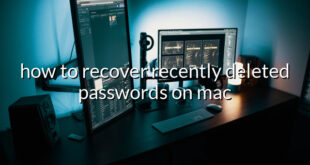 how to recover recently deleted passwords on mac