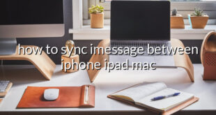 how to sync imessage between iphone ipad mac