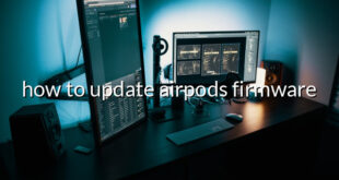 how to update airpods firmware