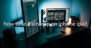 how to use airdrop on iphone ipad