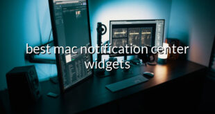 best mac notification center widgets