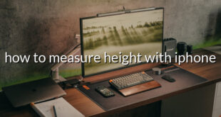 how to measure height with iphone