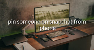 pin someone on snapchat from iphone