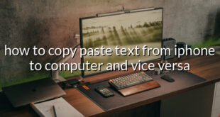 how to copy paste text from iphone to computer and vice versa