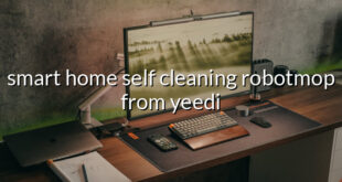 smart home self cleaning robotmop from yeedi