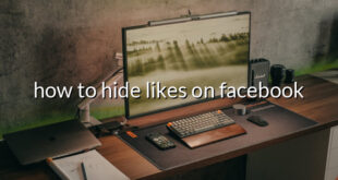 how to hide likes on facebook