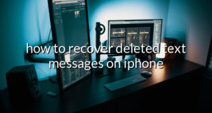 how to recover deleted text messages on iphone