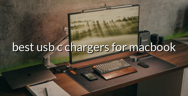 best usb c chargers for macbook