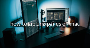 how to zip unzip files on mac