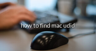 how to find mac udid